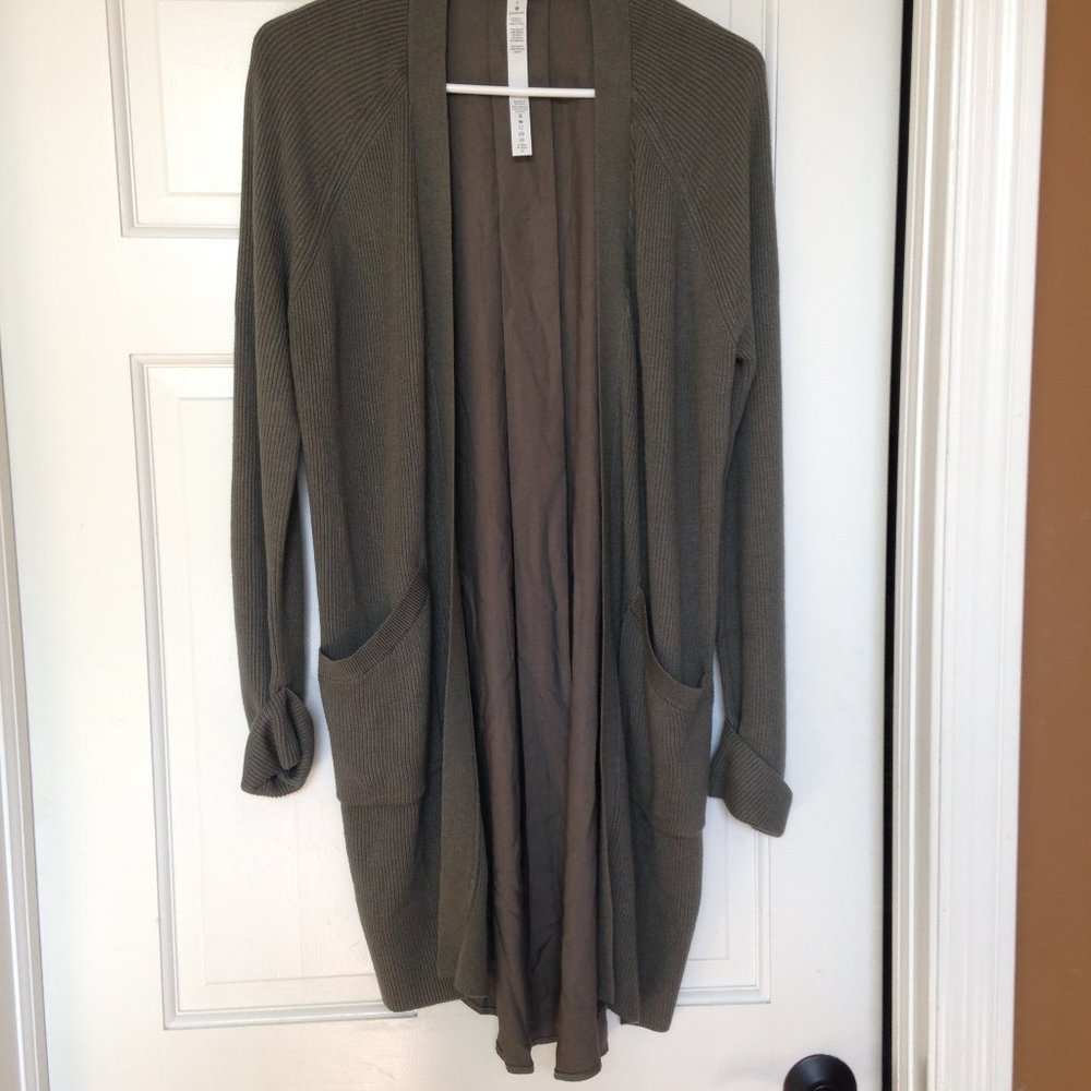 NWT Lululemon Still at Ease Wrap sweater